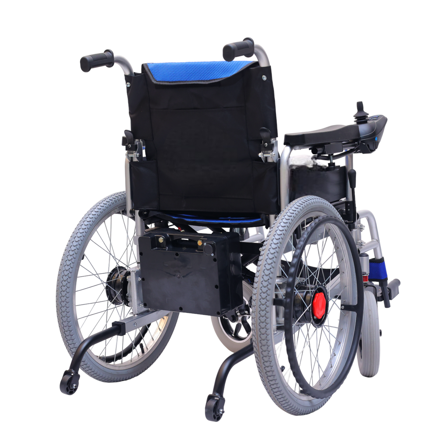 Evox Wc-101 Electric Wheelchair For Elderly and Specially-abled with Battery(12Ah), 10-15 km Per Charge, Durable & Long Lasting | Weight Bearing Capacity -100kg | Long Life Lithium Ion Battery , 1 Year Warranty |