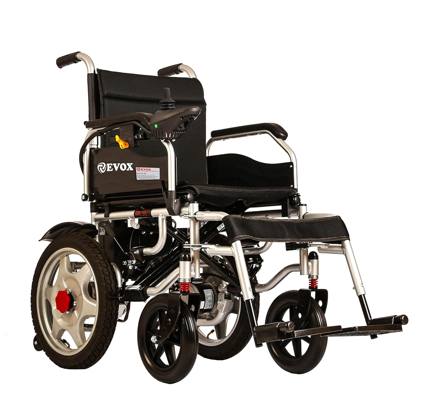EVOX WC 102-M Electric Wheelchair with Mag Wheels | Portable & Foldable