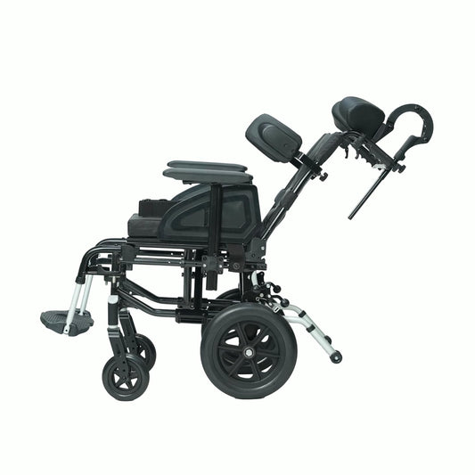 Forza Freedom Junior Transit Wheelchair – Lightweight, Reclining &amp; Attendant-Driven