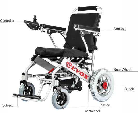 Evox WC-107 Electric Wheelchair – Lightweight &amp; Heavy-Duty Mobility Solution
